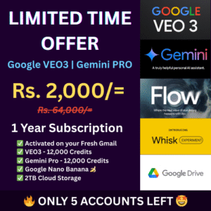 Google VEO3 Gemini PRO – AI Tools + Cloud Bundle